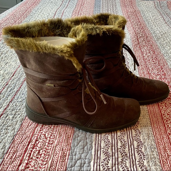 Ara Magaly waterproof Gore-Tex Faux Fur Boots - Picture 3 of 8